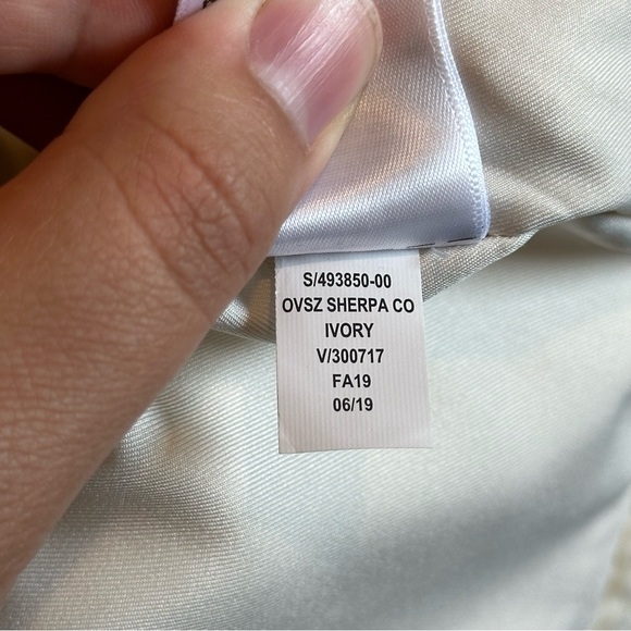 Gap Oversized Teddy Cacoon Jacket Size‎ XXL - Picture 5 of 6